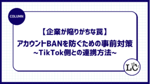 企業が陥りがちな罠。アカウントBANを防ぐための事前対策とTikTok側との連携方法。